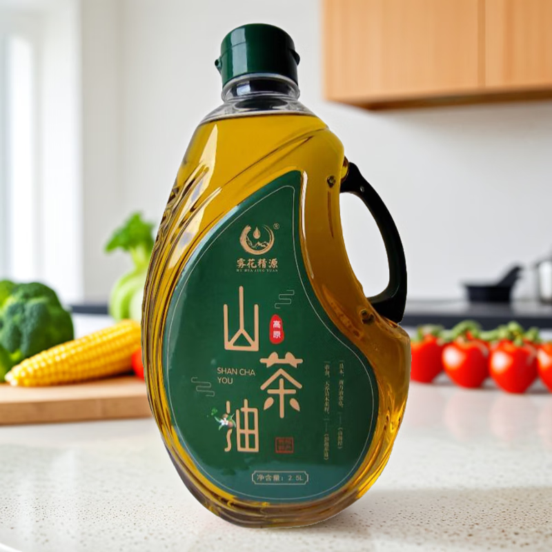 雾花精源山茶油2.5L实用装